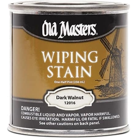 Old Masters 12016 0.5 Pint. Dark Walnut Wiping Stain, 240 Voc OL327300